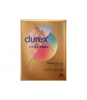 DUREX REAL FEEL CONDOMS 24 UNITS