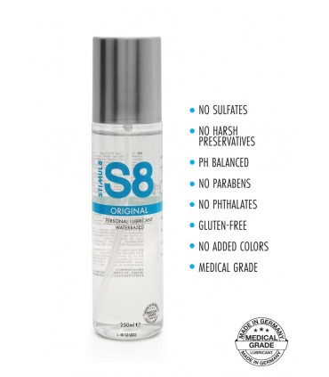 LUBRIFIANT A BASE D'EAU S8 250 ML