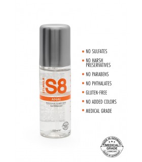 S8 WASSERBASIERTES ANAL-GLEITMITTEL 125 ML