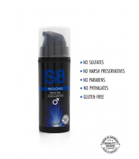 S8 DELAYER ENHANCER PROLONG PENIS GEL 30 ML