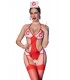 CR4631 COSTUME CORPO INFERMIERA 4 PEZZI S/M