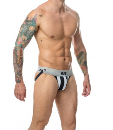 JOCKSTICK DE SPORT BLANC-NOIR M