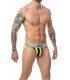 JOCKSTICK DE SPORT JAUNE-NOIR M