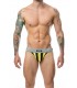 JOCKSTICK DE SPORT JAUNE-NOIR M