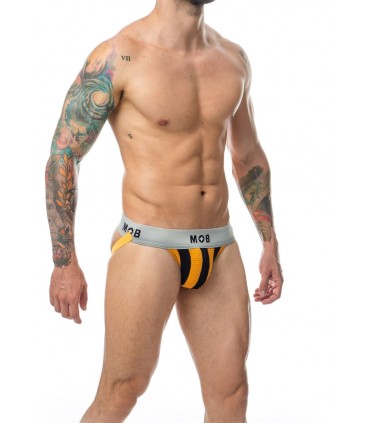 ORANGE-SCHWARZES SPORTJOCKET XL