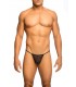 BLACK MESH THONG S/M