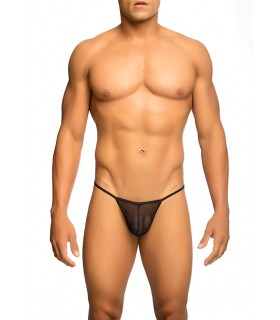 STRING EN FILET NOIR S/M