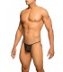 BLACK MESH THONG S/M