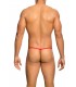 RED MESH THONG S/M