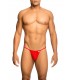 RED MESH THONG S/M