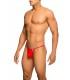 RED MESH THONG S/M