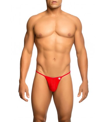 RED MESH THONG L/XL