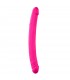 DILDO DOBLE SILICONA REAL DOUBLE DO MAGENTA