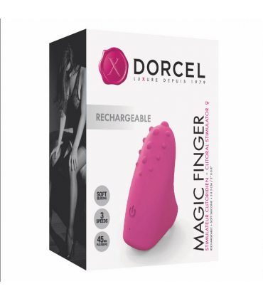 VIBRADOR DEDO MAGIC FINGER USB ROSA