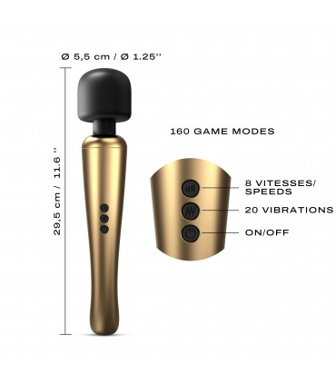 MASAJEADOR MEGAWAND USB ORO