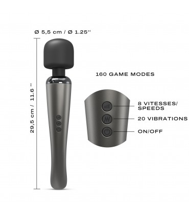 MASSEUR MEGAWAND USB ARGENT