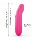 VIBRATEUR EN SILICONE RECHARGEABLE ROSE S