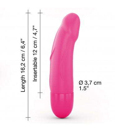 S ROSA WIEDERAUFLADBARER VIBRATOR AUS SILIKON
