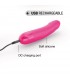 VIBRADOR SILICONA RECARGABLE S ROSA