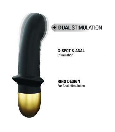 MINI LOVER WIEDERAUFLADBARER VIBRATOR SCHWARZ-GOLD