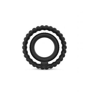 ANILLO SILICONA PENE-TESTÍCULOS DUAL RING