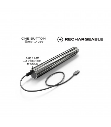 VIBRATORE RICARICABILE SILVER STAR