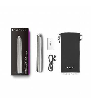 SILVER STAR RECHARGEABLE VIBRATOR