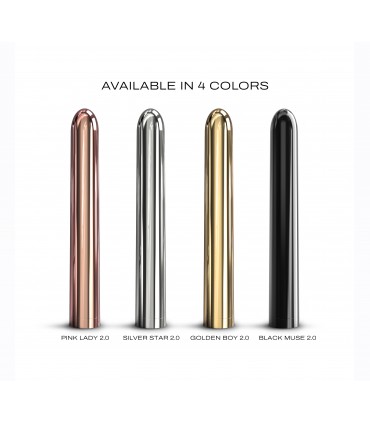 WIEDERAUFLADBARER VIBRATOR SILVER STAR