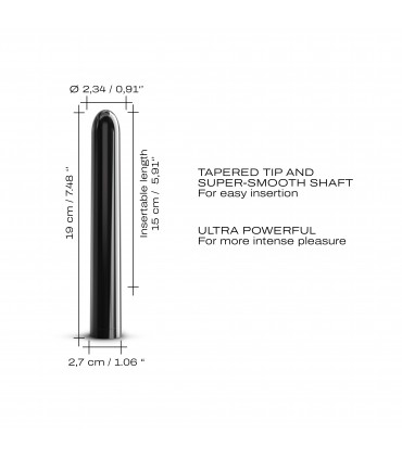 VIBRATORE RICARICABILE BLACK MUSE