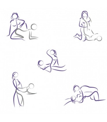 IMBRACATURA REGOLABILE MULTI ORGASMO BLU