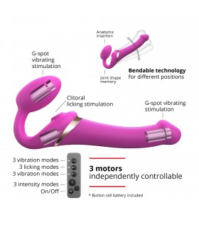 ADJUSTABLE HARNESS MULTI ORGASM S FUCHSIA