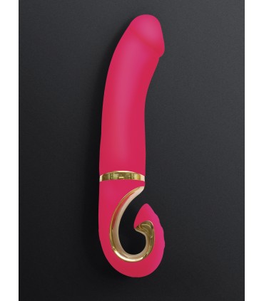 VIBRATORE RICARICABILE IN SILICONE ROSA GJAY