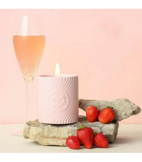 BOUGIE ROSE FRAISE & CHAMPAGNE 820 ML