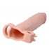 REALISTIC PENIS SHEATH S5 FLESH 19 CM W/ VIBRATION