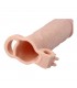 REALISTIC PENIS SHEATH S6 FLESH 21 CM W/ VIBRATION