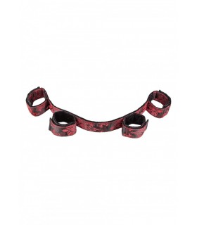 BARRA CON ESPOSAS DE VELCRO AJUSTABLES