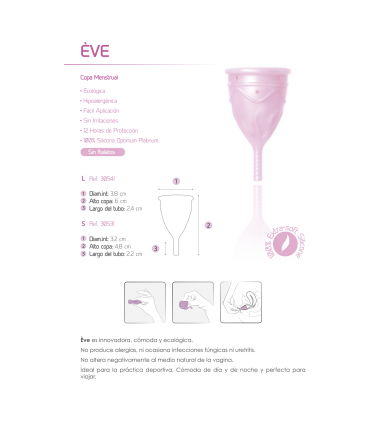 COUPE MENSTRUELLE FEMINTIMATE EVE TAILLE L