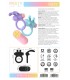 RINY VIBRATING RING W/ LILAC SILICONE USB CONTROLLER