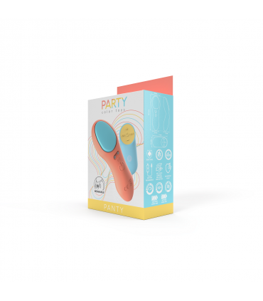 VIBRATORE PER PANTY CON CONTROLLO USB CORALLO