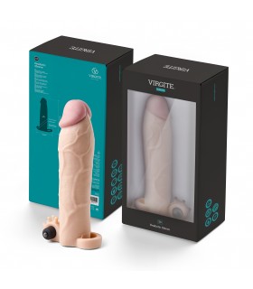 FUNDA PENE REALÍSTICA S6 FLESH 21 CM C/ VIBRACIÓN