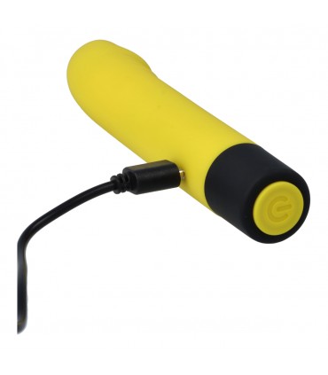 VIBRATORE RICARICABILE IN SILICONE FLUO F2