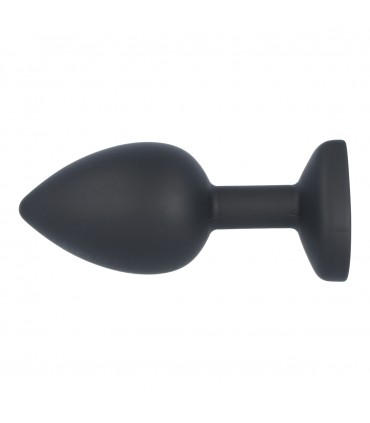 SET PLUG X3 E14 SILICONA NEGRO-RUBÍ CORAZÓN