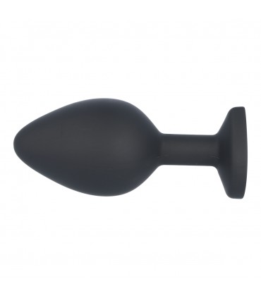 SET PLUG X3 E14 SILICONA NEGRO-RUBÍ CORAZÓN