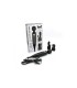 WAND MASSAGER PIXEY TURBO BLACK + 2 ACCESSORIES