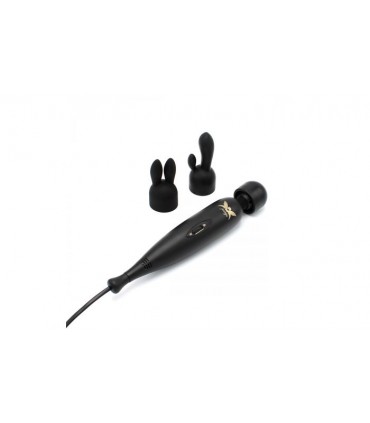 WAND MASSAGER PIXEY TURBO BLACK + 2 ACCESSORIES