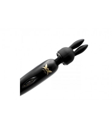 WAND MASSAGER PIXEY TURBO BLACK + 2 ACCESSORIES