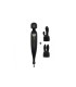 WAND MASSAGER PIXEY TURBO NOIR + 2 ACCESSOIRES