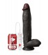 THE POWER 31 CM BLACK VIBRATING REALISTIC PENIS