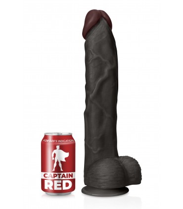 PRODIGY BLACK REALISTIC PENIS 34"5 CM