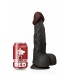 FANTASTISCHER SCHWARZER REALISTISCHER PENIS 23 CM